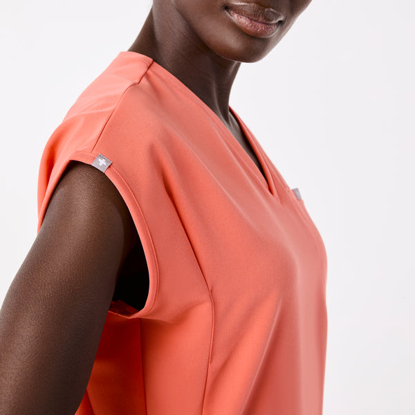 women's Sunset Drift Raleigh V-Neck - Scrub Top