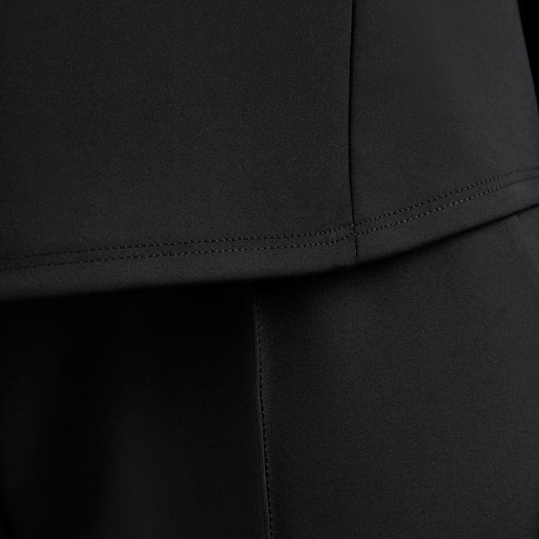 women's Black Alice FORMx™ Slim Crewneck - Scrub Top