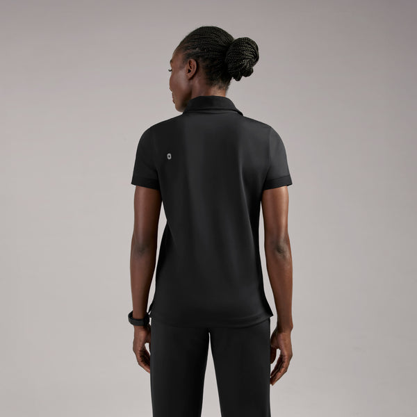women's Black Chelsea FORMx™ Slim Polo - Scrub Top