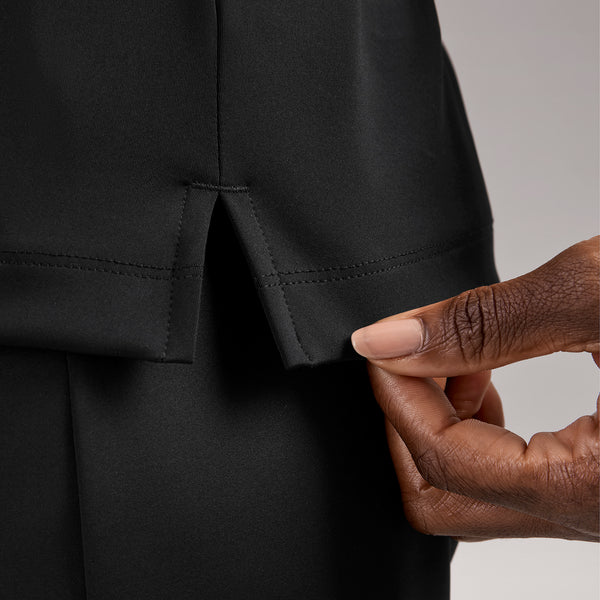 women's Black Chelsea FORMx™ Slim Polo - Scrub Top