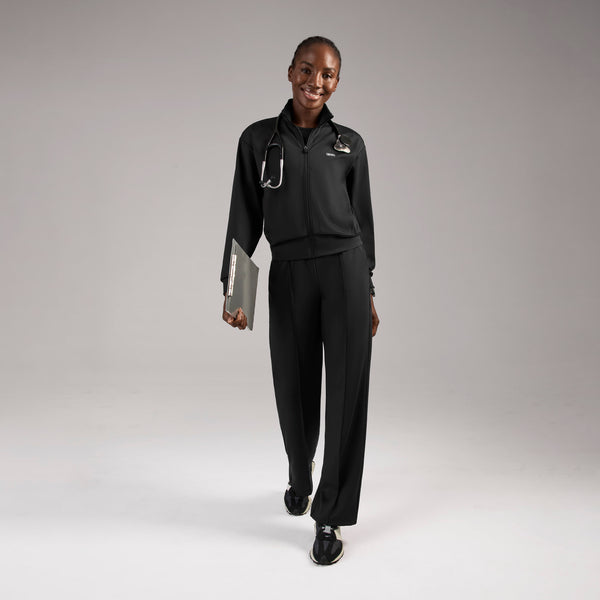 women's Black Labelle FORMx Bomber -  Scrub Jacket™