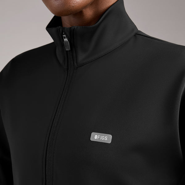 women's Black Labelle FORMx Bomber -  Scrub Jacket™