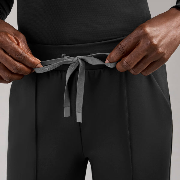 women's Black High Waisted Piedra FORMx™ Straight Leg - Scrub Pant