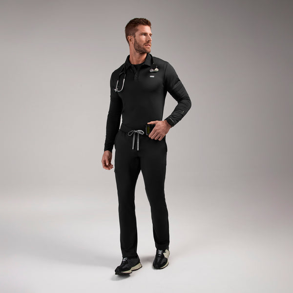 men's Black Pierre FORMx Slim Tapered - Scrub Pant™