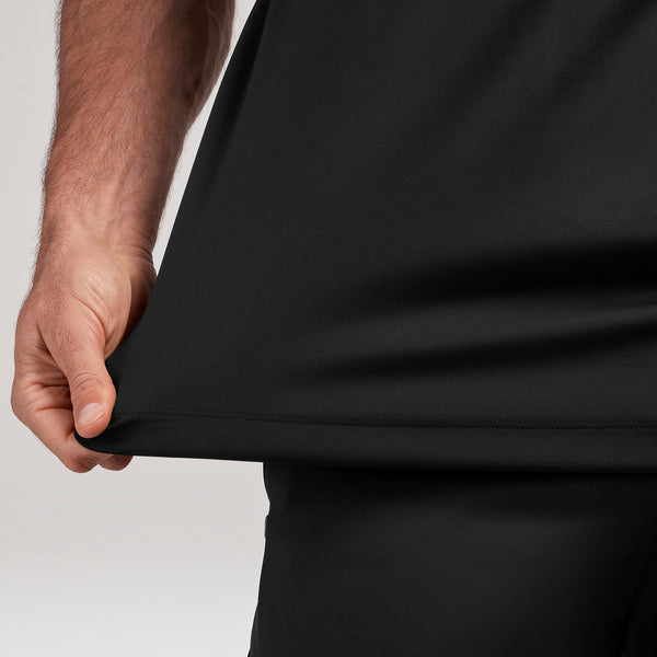 men's Black Rocco FORMx™ Polo - Scrub Top