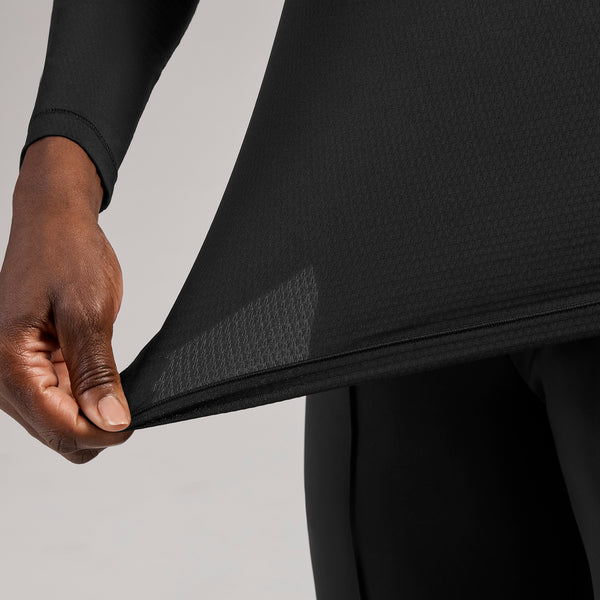 women's Black Technical - Longsleeve Underscrub