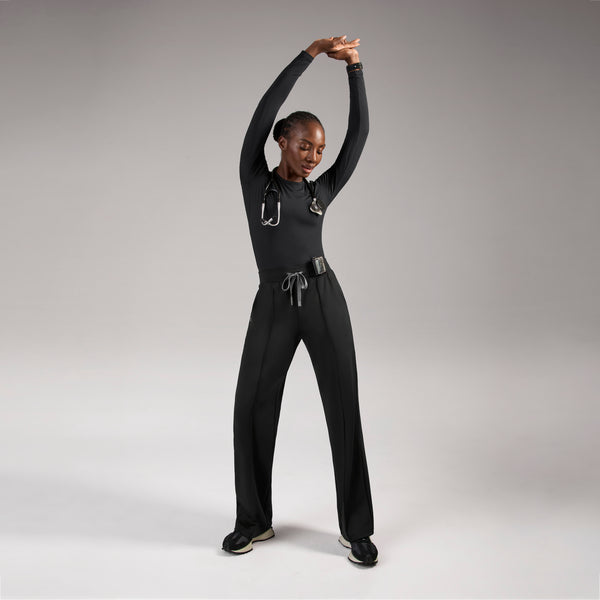 women's Black Technical - Longsleeve Underscrub