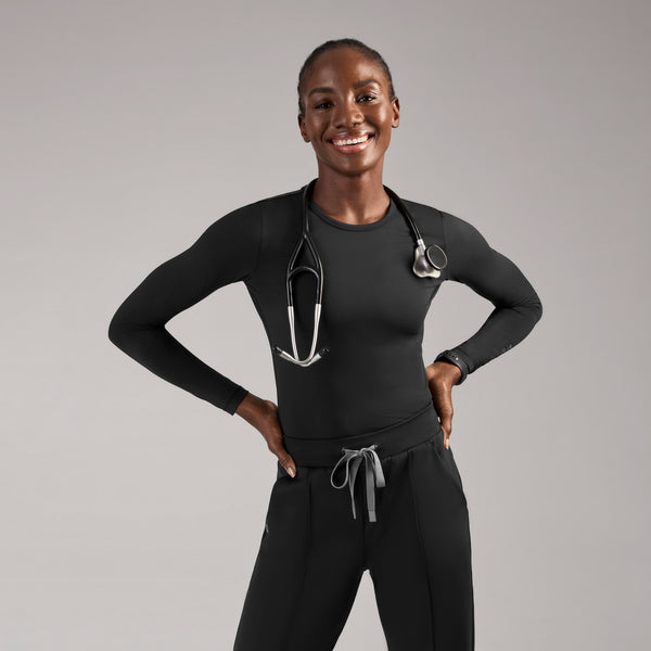 women's Black Technical - Longsleeve Underscrub