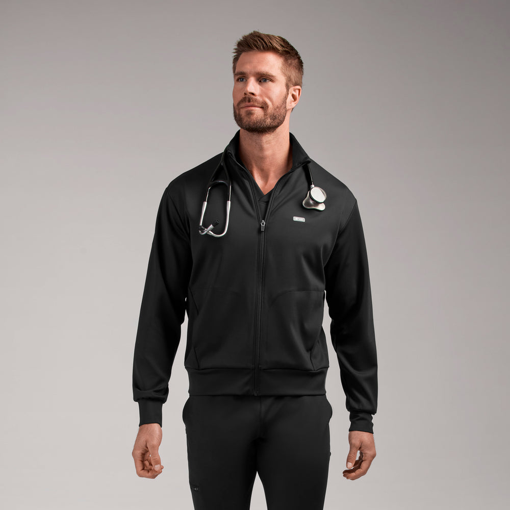 men's Black Varzo FORMx Relaxed -  Scrub Jacket™