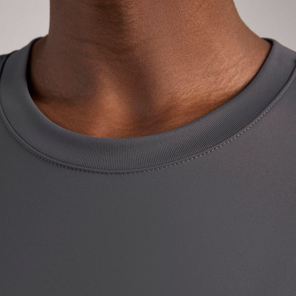 women's Charcoal Cornelia FORMx Crewneck - Scrub Top™