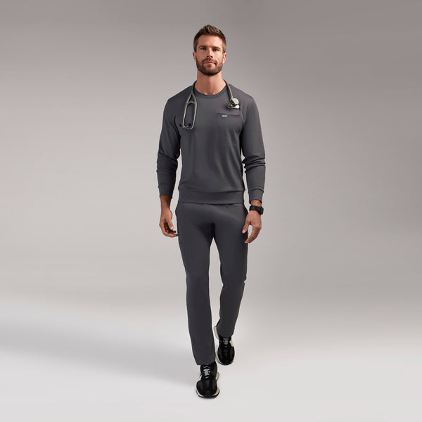 men's Charcoal Destin FORMx Crewneck - Scrub Top™