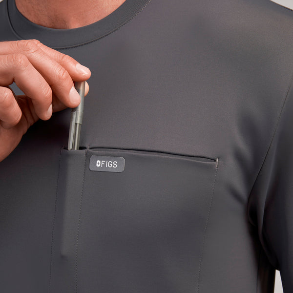 men's Charcoal Destin FORMx Crewneck - Scrub Top™