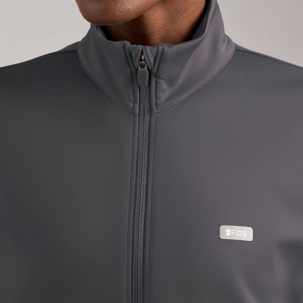 women's Charcoal Labelle FORMx Bomber -  Scrub Jacket™