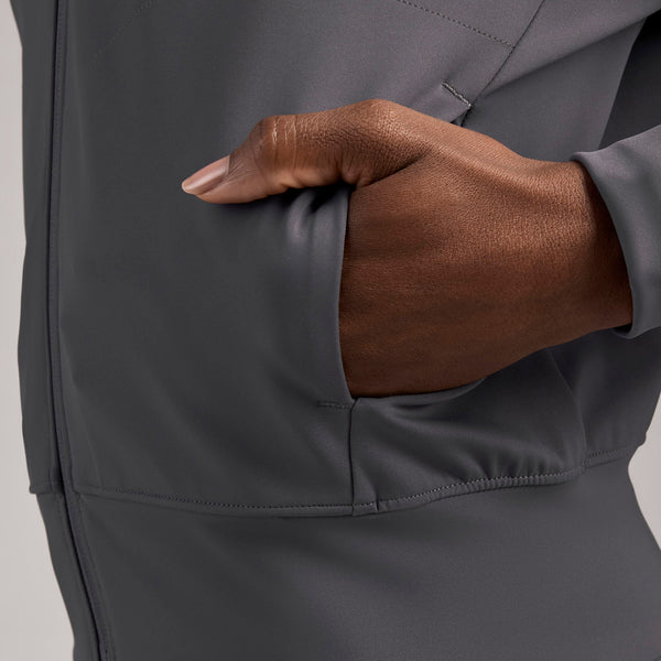women's Charcoal Labelle FORMx Bomber -  Scrub Jacket™