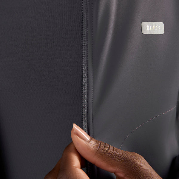 women's Charcoal Labelle FORMx Bomber -  Scrub Jacket™