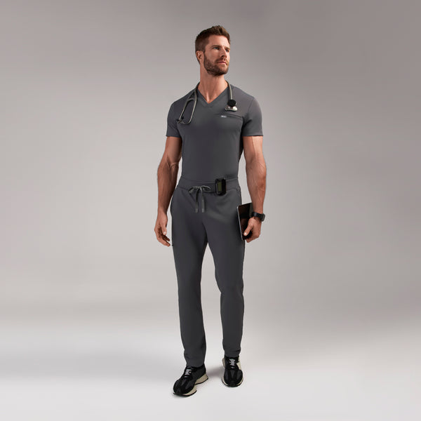 men's Charcoal Pierre FORMx Slim Tapered - Tall Scrub Pant™