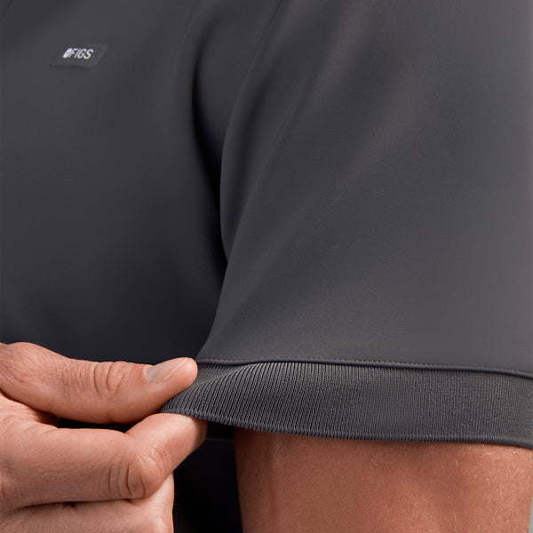 men's Charcoal Rocco FORMx™ Polo - Scrub Top