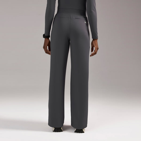 women's Charcoal High Waisted Salina FORMx Wide Leg - Tall Scrub Pant™