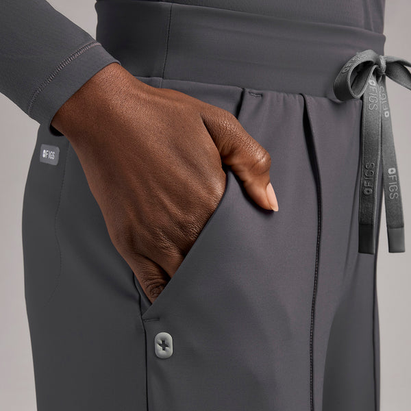 women's Charcoal High Waisted Salina FORMx Wide Leg - Scrub Pant™