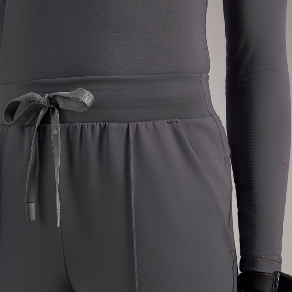 women's Charcoal High Waisted Salina FORMx Wide Leg - Petite Scrub Pant™