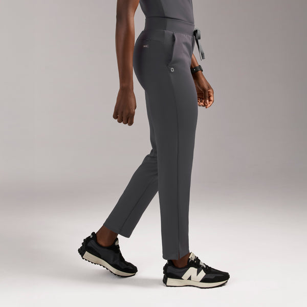 women's Charcoal Tena FORMx Slim Tapered - Petite Scrub Pant™