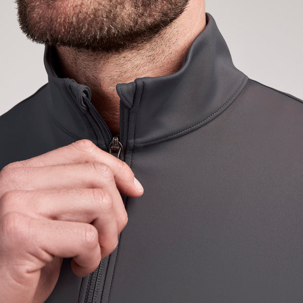 men's Charcoal Varzo FORMx Relaxed -  Scrub Jacket™