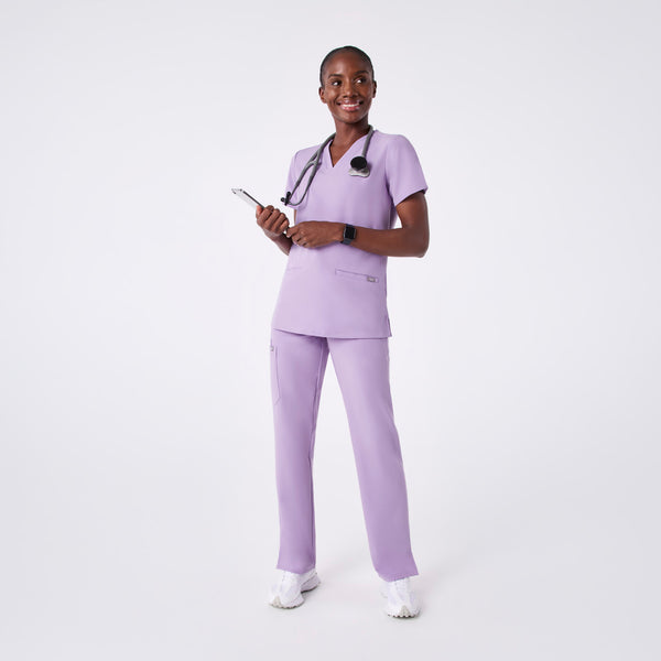 women's Lavender Dew Casma - Three-Pocket Scrub Top™