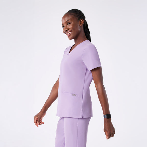 women's Lavender Dew Casma - Three-Pocket Scrub Top™