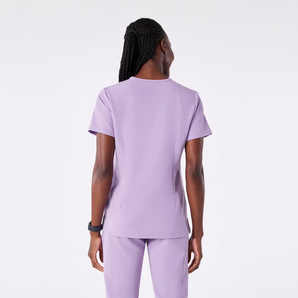 women's Lavender Dew Catarina - One-Pocket Scrub Top™