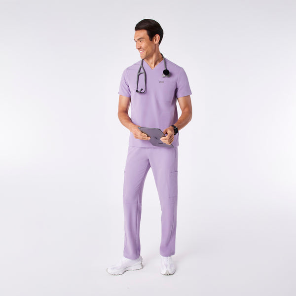 men's Lavender Dew Chisec - Three-Pocket Scrub Top™