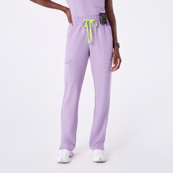 women's Lavender Dew High Waisted Dowa - Scrub Pants