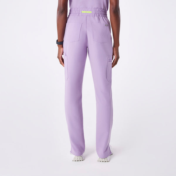 women's Lavender Dew High Waisted Dowa - Scrub Pants