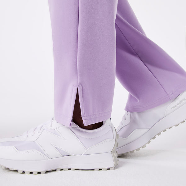 women's Lavender Dew High Waisted Dowa - Scrub Pants
