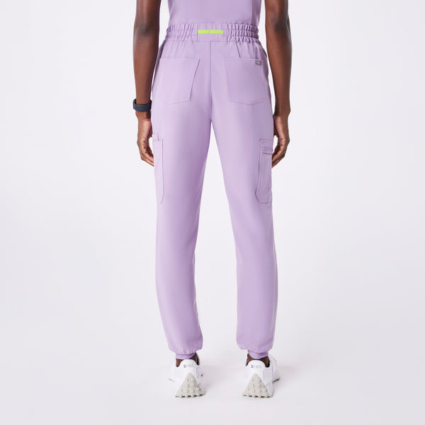 women's Lavender Dew High Waisted Uman Relaxed - Tall Jogger Scrub Pant