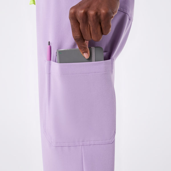 women's Lavender Dew High Waisted Uman Relaxed - Tall Jogger Scrub Pant