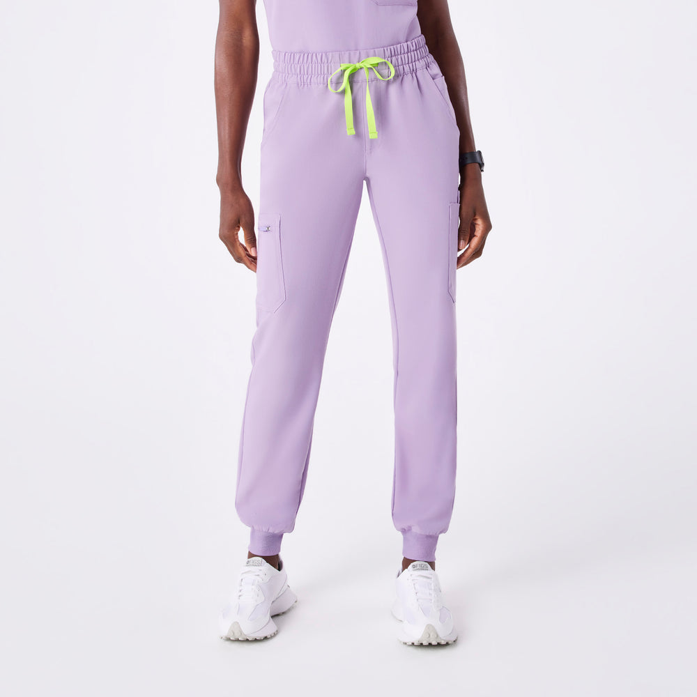 women's Lavender Dew Uman Relaxed - Tall Jogger Scrub Pant