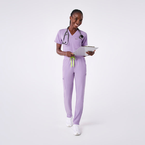 women's Lavender Dew High Waisted Yola - Skinny Scrub Pant™