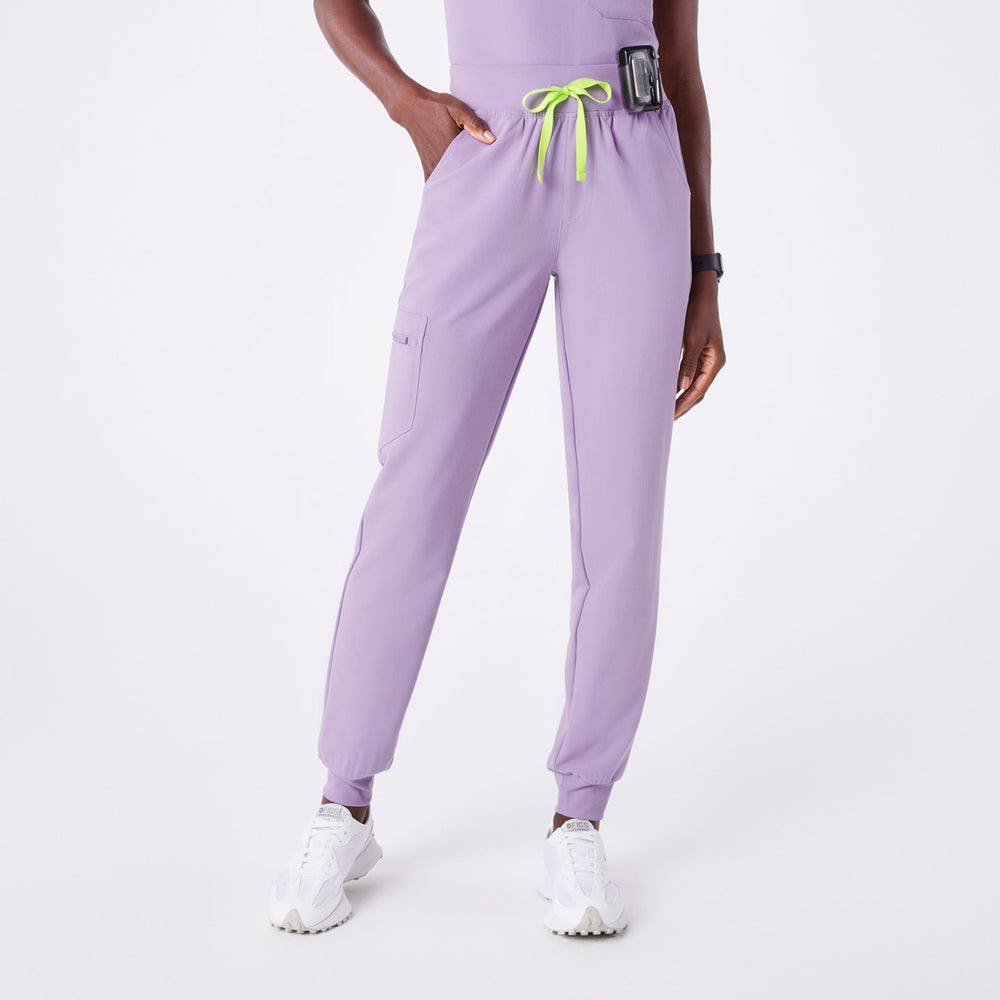 women's Lavender Dew High Waisted Zamora - Tall Jogger Scrub Pant™