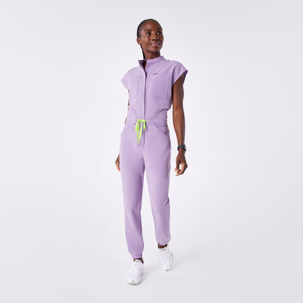 women's Lavender Dew Rafaela Cargo Jogger - ScrubJumpsuit™
