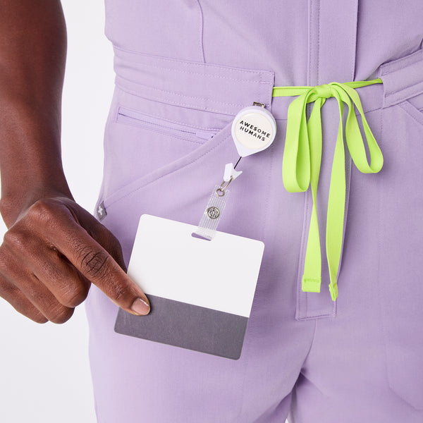 women's Lavender Dew Rafaela Cargo Jogger - ScrubJumpsuit™