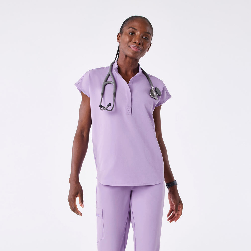 women's Lavender Dew Rafaela - Oversized Scrub Top™