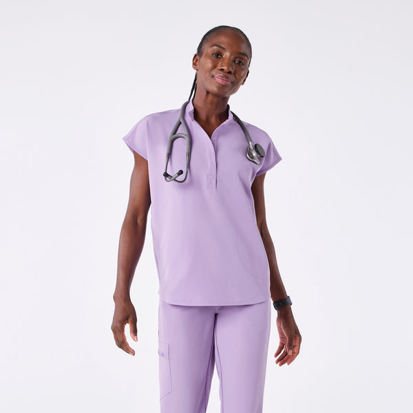 women's Lavender Dew Rafaela - Oversized Scrub Top™