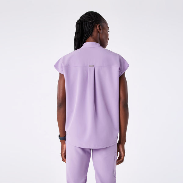 women's Lavender Dew Rafaela - Oversized Scrub Top™