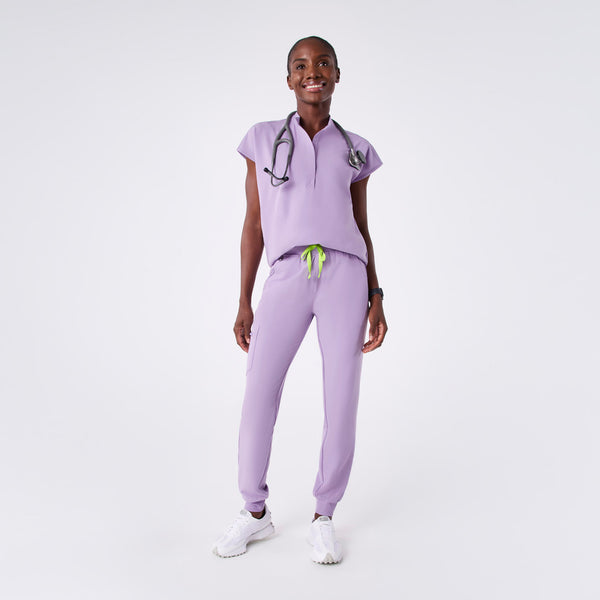 women's Lavender Dew Rafaela - Oversized Scrub Top™
