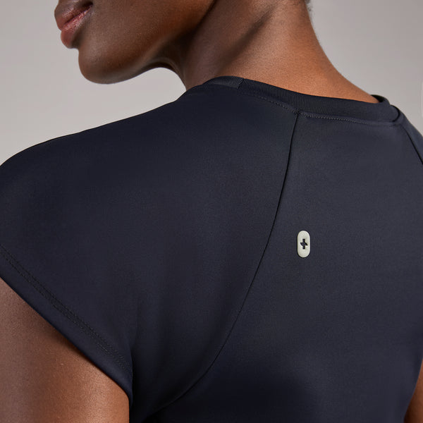 women's Navy Alice FORMx™ Slim Crewneck - Scrub Top