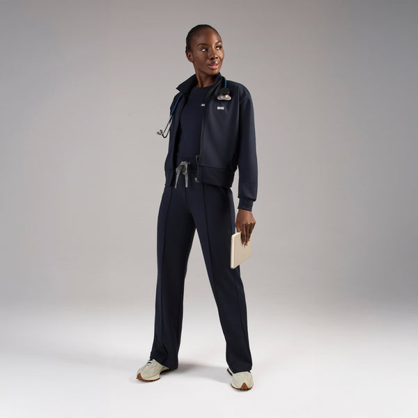 women's Navy Labelle FORMx Bomber -  Scrub Jacket™