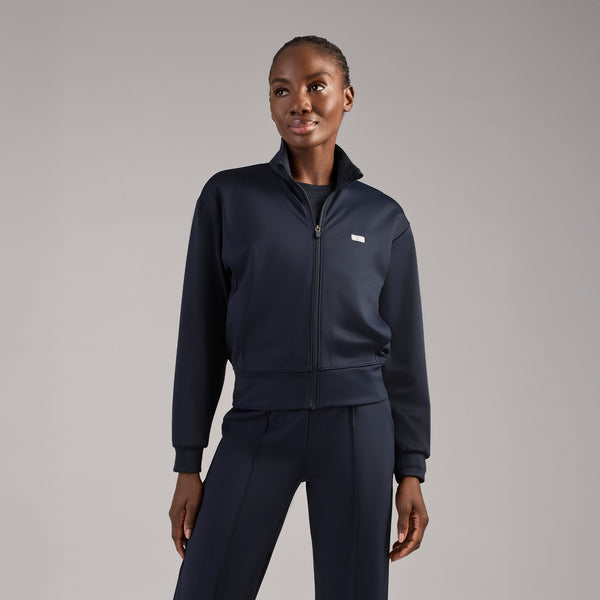 women's Navy Labelle FORMx Bomber -  Scrub Jacket™