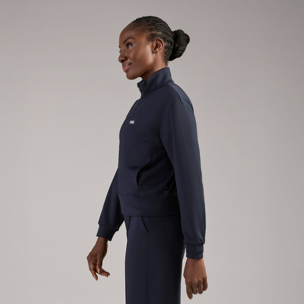 women's Navy Labelle FORMx Bomber -  Scrub Jacket™