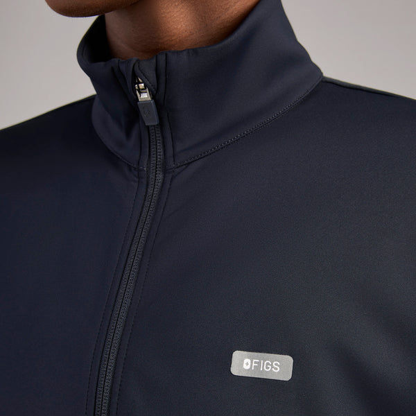 women's Navy Labelle FORMx Bomber -  Scrub Jacket™