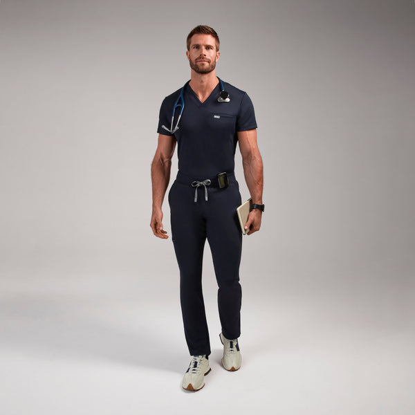 men's Navy Pierre FORMx Slim Tapered - Scrub Pant™